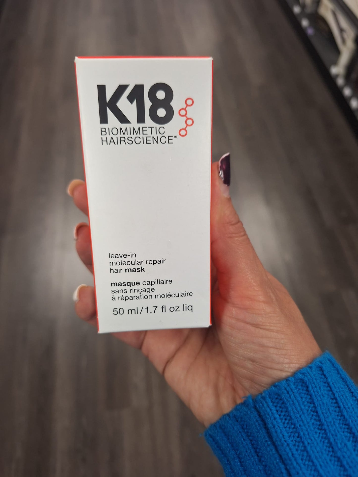 K18 Haircare tratamiento sin enjuaje para usar en casa que renueva el cabello